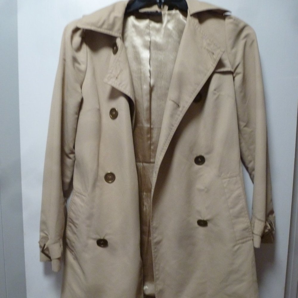 RLZ Double-Faced Trench Coat – Beige | XXS | Removable Belt